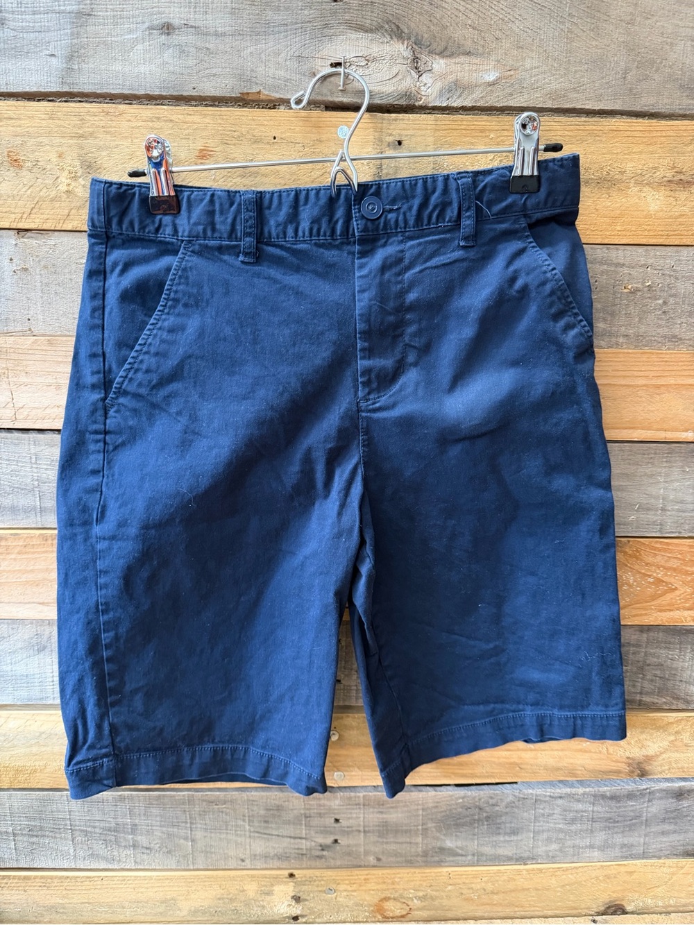 Boys Size 14 Cat & Jack Navy Blue Kids' Flat-Front Shorts